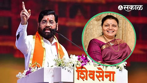 Eknath Shinde Vishakha Raut Mumbai politics