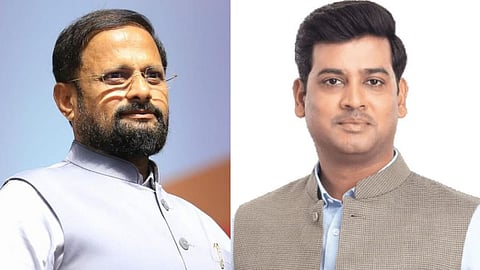 MP naresh Mhaske and MP Shrikant Shinde