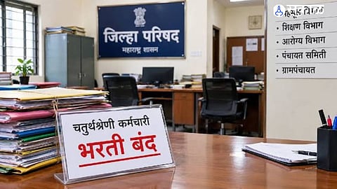 Zilla Parishad Peon Vacancies Increase as Class Four Recruitment Remains Closed and Outsourcing Could Hit Development Works