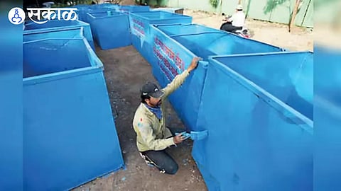 Pune Ganpati Immersion water tank ready