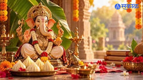 Ganesh Chaturthi 2026 Ganpati Sthapana Time From 450 AM To 151 PM Know Puja Muhurat And Important Ritual Details