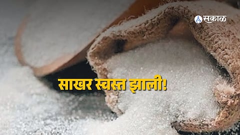 Sugar Prices Fall : सणासुदीच्या दिवसांत सामान्यांना मोठा दिलासा; देशभरात साखरेच्या किरकोळ दरात मोठी घट