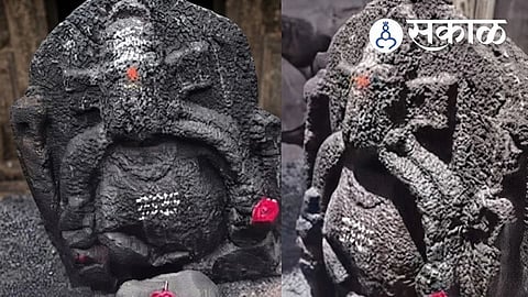 1200-year-old Chalukya-era ancient Ganesh idol