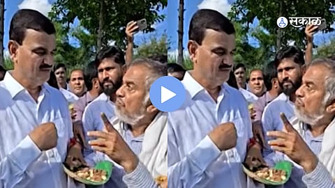 Farmers Question Agriculture Minister Dattatray Bharne in Hingoli