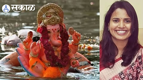 Sangli Krishna River pollution after Ganesh Visarjan