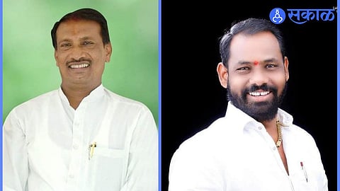 MLA Rajan Patil and Charanraj Chavare