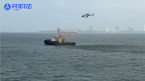 Fire on Ship rescue drill