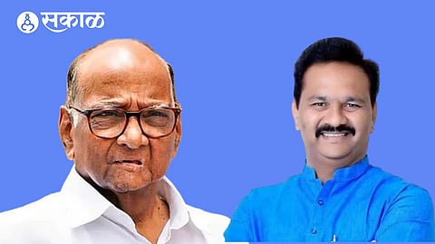 Sharad pawar and mla abhijit patil
