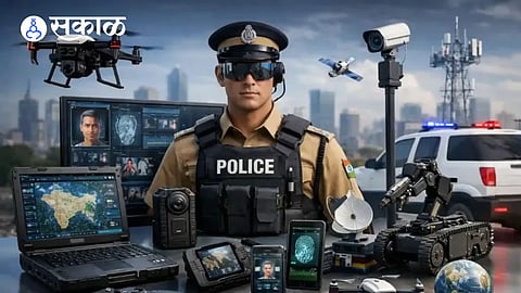high tech police security