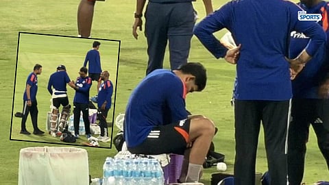 Shubman Gill injured by Mohammed Siraj delivery