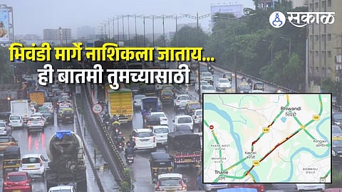 Nashik Highway Traffic Jam on Bhiwandi 
