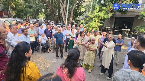 Citizens gathered to oppose the felling of trees voiced their sentiments and warned of launching an intense protest.