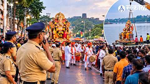 Kolhapur Police Ganesh Visarjan management