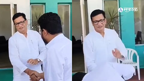 Balasaheb Thorat and Sujay Vikhe Share the Same Platform