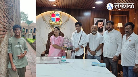 mayor sharmila pimplokar and aarit jhindal