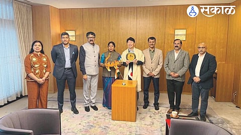 mayor manjusha nagpure and okayama governor ruyat balaji
