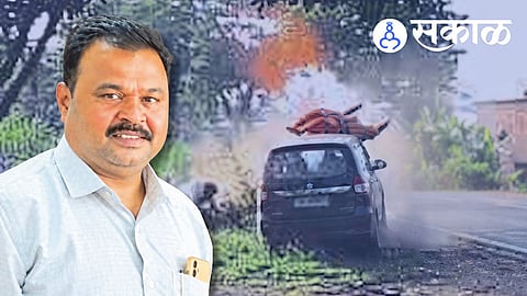Pethwadgaon Hatkanangale road accident HDFC bank manager death