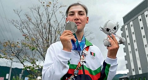 Fariba Hashimi, Asian Games, Afghanistan Silver Medal. 