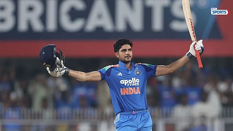 SHUBMAN GILL CELEBRATES HIS RECORD-BREAKING DOUBLE CENTURY