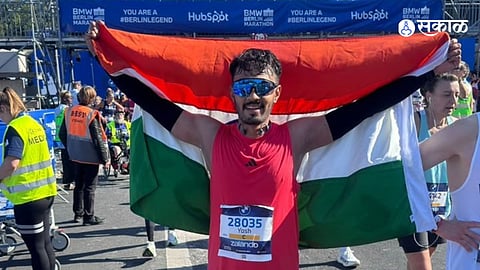 Berlin Marathon 2026 Satara Athlete Yash Muchandi Completes 42195 Kilometres in 3 Hours 28 Minutes 57 Seconds