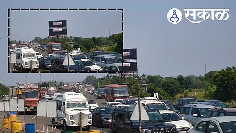 Khambatki Ghat Traffic Jam on Pune-Satara Highway