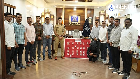 High Profile Burglary in Ambajogai Solved by LCB Absconding Kingpin Arrested Valuables Worth Crores Seized