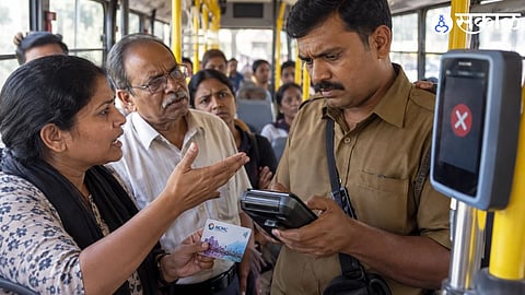 NCMC Card Problems in Satara ST Buses as Payments Are Deducted but Tickets Fail to Print for Passengers and Conductors Daily