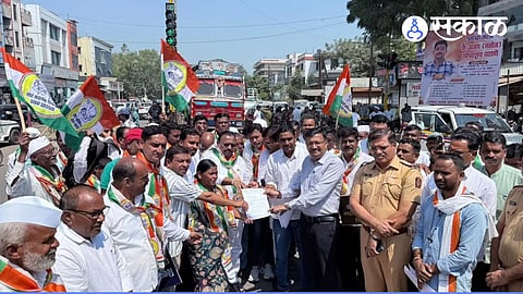 ncp sharad pawar party agitation
