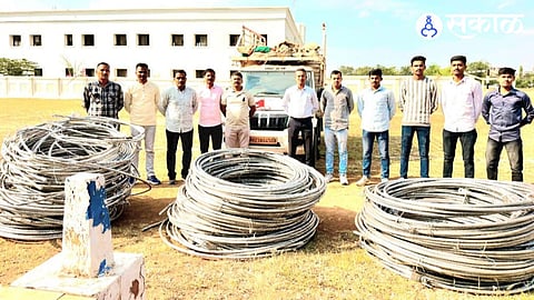 Wind turbine cable theft