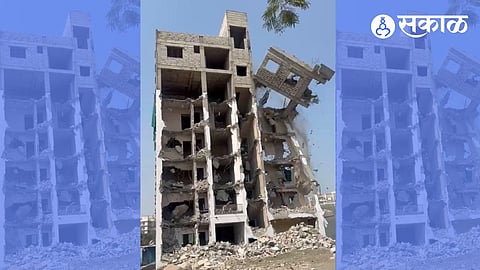 Pune Municipal Corporation Demolishes Unauthorized Structure Built on Playground