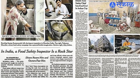 Tukaram Mundhe Food Safety Action in Maharashtra Featured by New York Times for Strong Enforcement and Public Trust