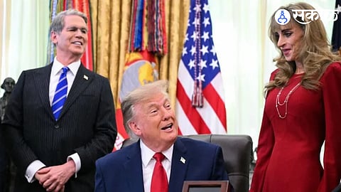 Discussion sparked over the look of Susan Dell seen at Donald Trump's event.