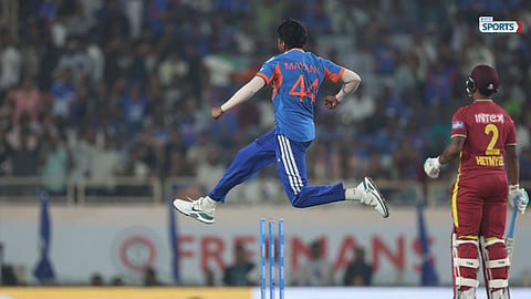 Mayank Yadav takes three wickets against West Indies