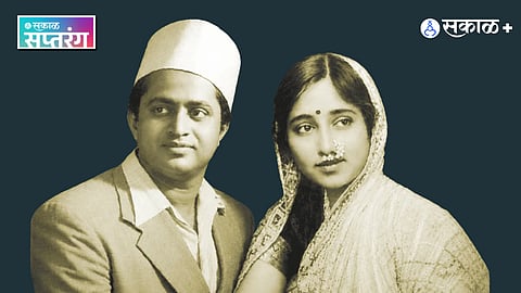 Lata Mangeshkar and Hridaynath Mangeshkar 