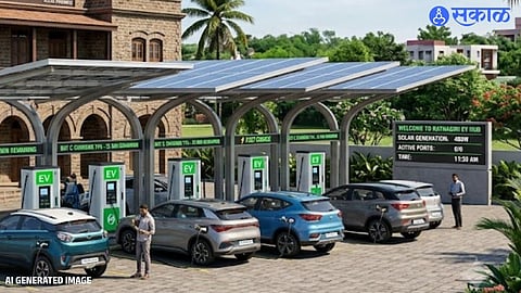 Ratnagiri ST Employees’ Bank Building Set to Make Way for an Electric Vehicle Charging Station