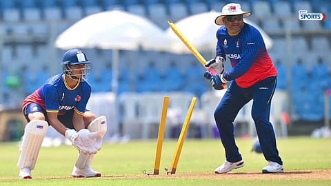 Yashasvi Jaiswal practises wicketkeeping in Ranji Trophy