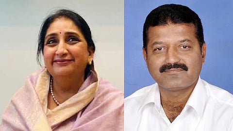 DCM Sunetra Pawar and Purushottam Jagtap