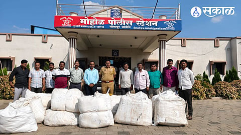 tobacco seized in mohol