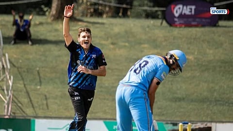 Chad Laycock takes five wickets in one over in South African T20 cricket