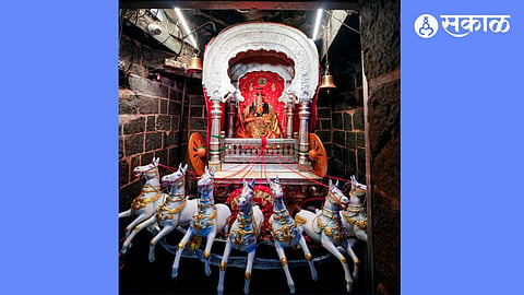 Goddess Tuljabhavani's Chariot Decoration Grand Worship (Rath Alankar Mahapuja)