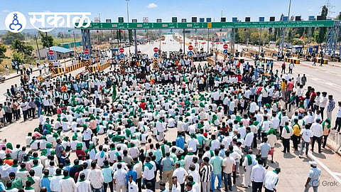 Sugarcane price protest in Karnataka