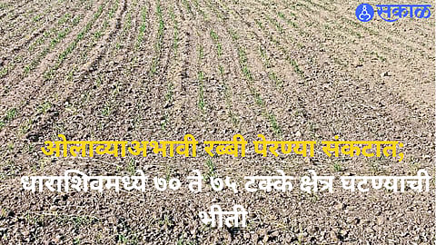 Lack of soil moisture and delayed rainfall threaten Rabi sowing and sorghum and gram production in Dharashiv district.