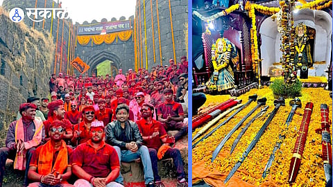 Mardani Dasara Celebrated Successfully on Fort Rajgad