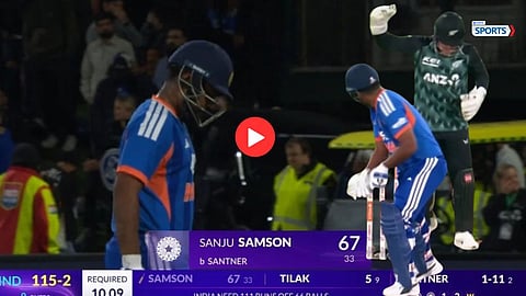  Sanju Samson scores 67 off 33 balls against New Zealand