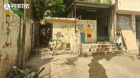 Sant Gadge Maharaj School in Kondhwa has fallen into a state of disrepair.