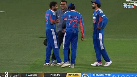 Bhuvneshwar Kumar suffers wrist knock during comeback against New Zealand