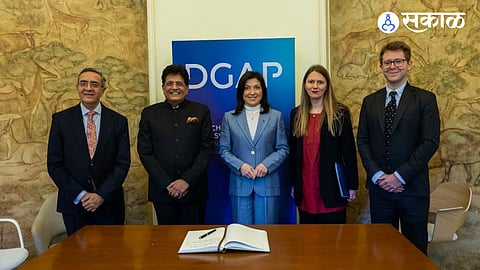 piyush goyal and Minister for Economic Affairs Katherina Reiche