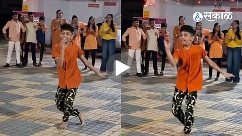 Little boy lavani dance