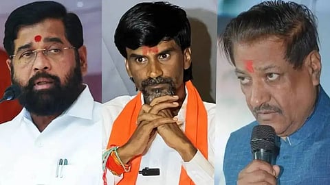 eknath shinde, manoj jarange patil and prithviraj chavan