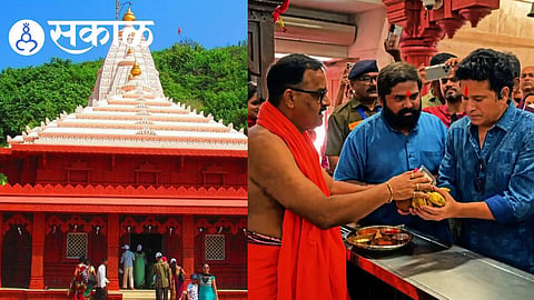 Sachin Tendulkar Ganpatipule temple visit today